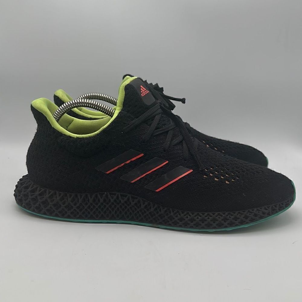 adidas Men's adidas 4D Black/Carbon/Turbo Running Shoes GZ8626 SZ 9.5